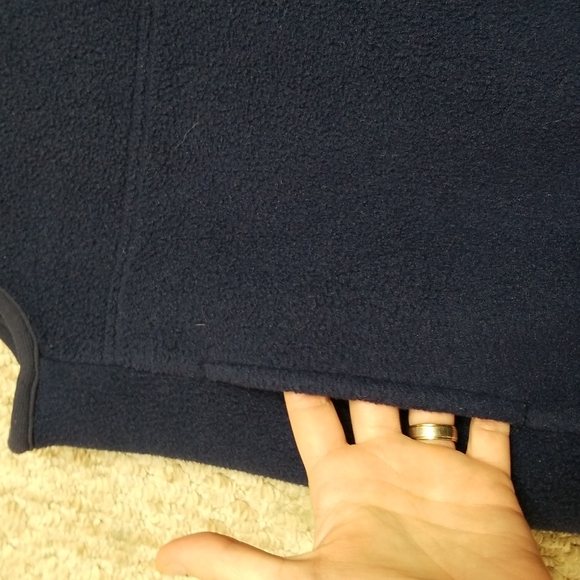 5/$25🌴Sierra Sport Navy Fleece Vest Medium - Picture 7 of 7